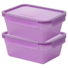 셰프토프 글라스락 리유즈 박스 직사각, 2개, 1750ml+1750ml