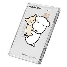 MOLAN CANO Ganadi Design MagSafe 2倍磁力透明卡夾, 1個, Wawa