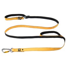 Needs the Pet. 狗狗 Earth-Tec 自動鎖定握把牽繩, 黃色 + 黑色, 1個