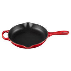 르크루제 시그니처 스킬렛 프라이팬 빨강, 23cm, 1개