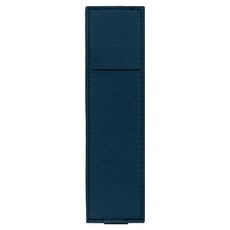 거친언니 태블릿 노트북 가죽 펜 클립 펜 가방 펜 홀더, 더블 블루, 1개