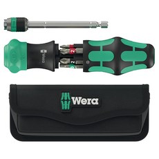 Wera Wera KK 20 RA-R 附收納袋 伸縮棘輪起子頭螺絲起子組 051514, 1套