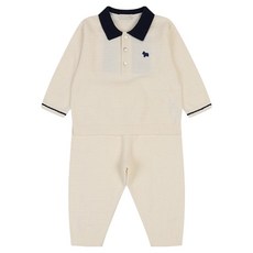 ETTOI 幼兒 Rio Tactel 上下衣套組, 象牙白