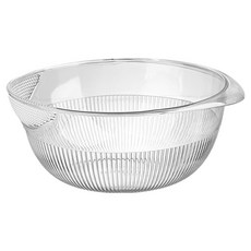 小麥購物 透明簡約兩用瀝水盆 L2296, 1個, 透明色