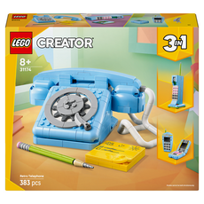 레고 크리에이터 31174 레트로 전화기, 혼합색상, 1개