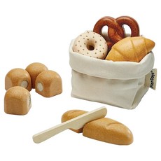 PLAN TOYS 小主廚, 1組, 鄉村麵包 卡其色 + 米色 + 咖啡色
