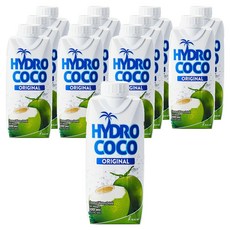 hydrococo 原味椰子水, 330ml, 12個