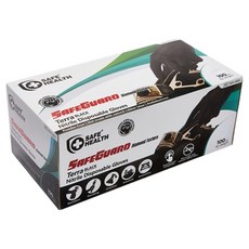 Safehealth SAFEGUARD 丁腈手套 100入, 黑色, 1個, 小(S)