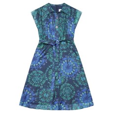 베스띠벨리 여성용 타이다이 나염 민소매 원피스 BKOAF2550