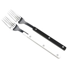 Bogen Marsong 銀色餐叉2件組, 1套, 黑色, 白色