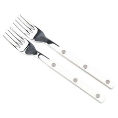보겐 국내생산 마르송 실버 커트러리 티포크, 화이트, 2개