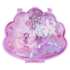 Thing Daily珠子飾品製作珠子DIY組合 貝殼, 1套, 紫色