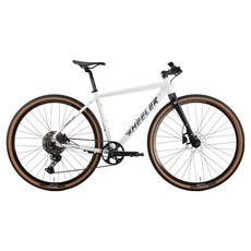 휠러 CROSS R200 하이브리드 알루미늄 디스크 브레이크 11kg 화이트 신장 170cm~185cm, SNOW WHITE + GRAY, 180cm, 1개