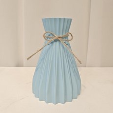 루벤코 북유럽 스타일 접이식 인테리어 화병, 블루