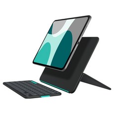 로지텍 FLIP FOLIO 아이패드 프로 11 케이스 + 키보드 세트, 그래파이트, 1세트, 920-013407 그래파이트, 1세트, 920-013407