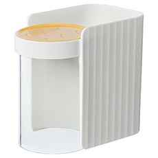 小麥購物 壁掛式牙刷漱口杯架組 L2331, 1組, 白色