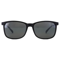 Maui Jim Hulili MJ0672S 001 57 偏光 防紫外線 鏡片 膠框 太陽眼鏡 30g, 1個, 黑色 + 灰色
