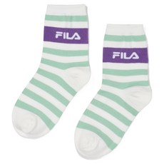 휠라키즈 아동용 스트라이프 장목양말 FK3SCF5358X