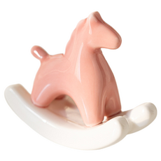 Sun & Dream 陶瓷搖搖馬裝飾, 粉紅色