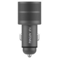 ARTMU 85W USB PD PPS 雙孔車用超高速充電器, 灰色, 1個