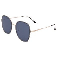 ALEGANT 輕時尚透視金屬鏡框設計太陽眼鏡 UV400