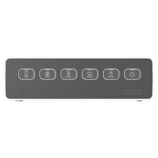 박스탭 인테리어 전선 정리함 멀티탭 5구 AB500R, 2.3m, 샤크그레이, 1개