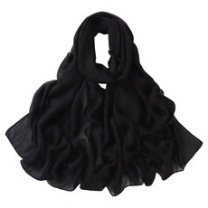 원컬러 고급형 간절기 코튼 스카프 BRP716