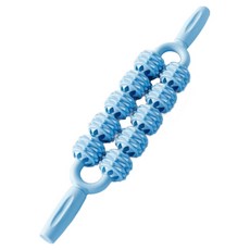 Hatae Small 簡約日常雙排10輪按摩棒 肩部按摩器 46 x 8 cm, 1個, 天空藍