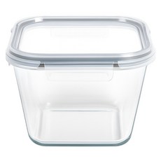 발룬피니 내열강화유리 김치 밀폐용기, 2L, 1개