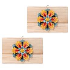 minhwashop 傳統弦線藝術DIY組 丹青 TDPWD0813, 2個, 混合顏色