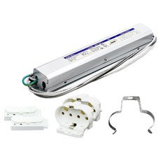 LIVENOW 電子式螢光燈 FPL 55W 雙燈用 安定器 + 燈座 + 端子台 + 掛勾 套組, 1套