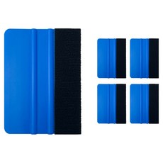 월드크린 사각헤라 썬팅 스퀴지, 5개, 블루 5개, 블루