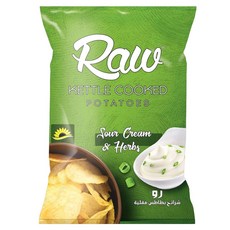 로우 감자칩 사워크림 앤 허브, 100g, 1개