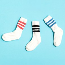 폴프랜즈 아동용 원사이즈 양말 3켤레 세트 아이리스