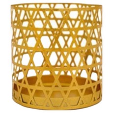 Treova 優雅小型壁掛式燭台 6 x 6.3 cm, E 小號 金色