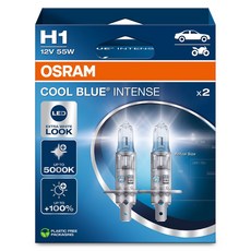 OSRAM 歐司朗 酷藍強光 頭燈遠光燈 2入, 1個, H1