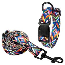 THEIA 寵物項圈 + 牽繩套組, 1套, 煙火