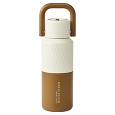 OSLO Flick 隨行杯, 象牙白 + 棕色, 1個, 380ml