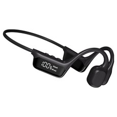 DTAudio 骨傳導藍芽耳機 IPX8防水 32GB, S10, 黑色