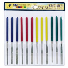 Rex-Lee 瑞利 鑽石針錐形銼刀12件組 FPT-12, 1套