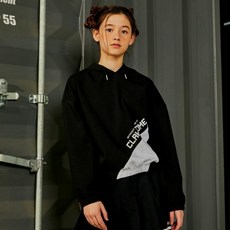 SFIT 女童拼接撞色連帽T恤