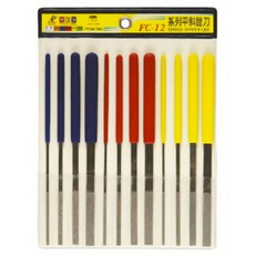 Rex-Lee 瑞利 鑽石手持錐形銼刀 12種套組 FC-12, 1套