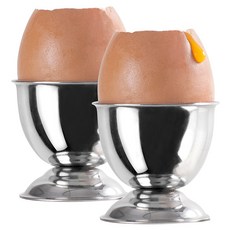 ibili 不鏽鋼蛋杯, 2個, 銀色