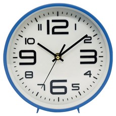 WE CHAMP 掛座2用鐘 WTB-130 8吋, 粉藍色