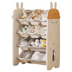 Inhe 英禾 探險兔收納架 組合3, 4層, 茉莉白