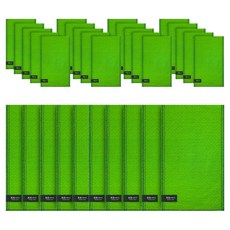 Songwol 松月 Big Diamond 去角質搓澡巾 50 沐浴用品, 10入, 3個, 淺綠色