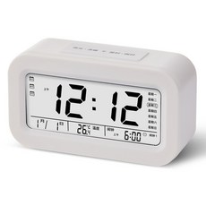 小麥購物 新升級智能鬧鐘, 白色