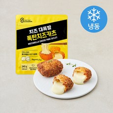 상신 치즈 대폭발 폭탄치즈카츠 (냉동), 240g, 1개