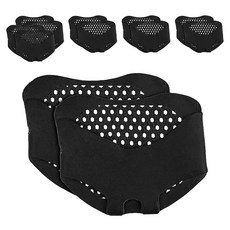 透氣蜂窩前掌墊 黑色, 6雙