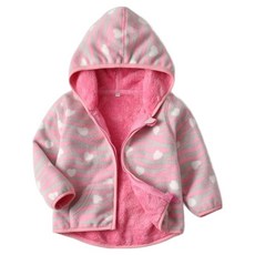 好玩旅物 兒童款搖粒絨保暖內刷毛連帽外套